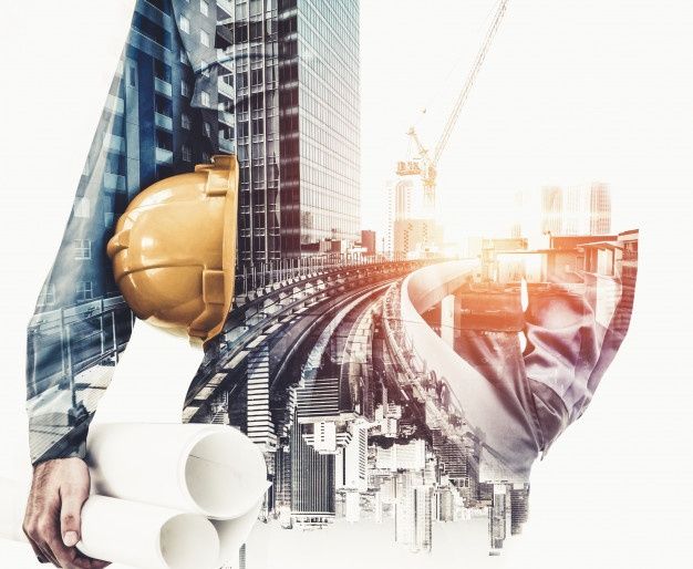 Premium Photo _ Future building construction engineering project_ Premium Photo _ Future building construction engineering project_